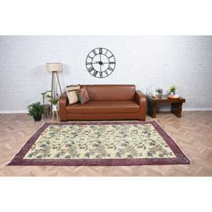 Tapis de 5,5 x 8,6 pieds, tapis turc vintage, tapis oriental violet - Product Image 2