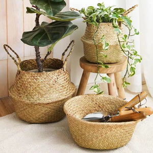 Cesta de algas marinas naturales, cesta de almacenamiento, venta al por mayor y de alta calidad, hecha en Vietnam - Product Image 3