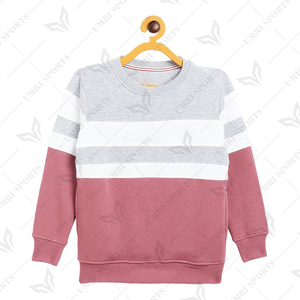 เสื้อสเวตเชิ้ตผู้ชายสไตล์วินเทจ ลายบล็อกสี ผ้าฟลีซผสมผ้าฝ้าย 100% คอกลม แขนจั๊ม  ใส่สบายสำหรับฤดูหนาว  รับสกรีนโลโก้ - Product Image 2