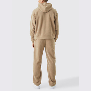 Sudadera con capucha de algodón de alta calidad para hombre, sudadera con cremallera, proveedor OEM ODM - Product Image 4