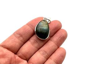 <b>Labradorite</b> Gemstone Jewelry For Women Silver Boho Style <b>Pendant</b> Jewelry 925 Sterling Silver Trending Handmade <b>Pendant</b> Gift For - Product Image 4