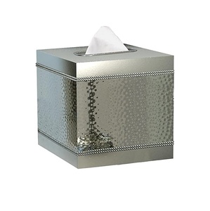 Boîte à mouchoirs en laiton, organisateur de mouchoirs de bureau, boîte à mouchoirs pour taille personnalisée, prix bon marché avec produit de vente - Product Image 2