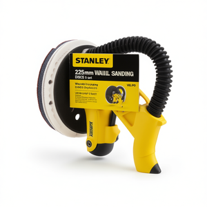 Jeu de disques de ponçage mural Stanley 225 mm avec fixation Velcro, 5 pièces - Product Image 2