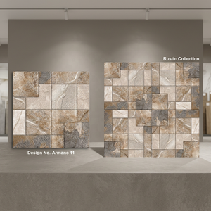 400x400mm Porcelain Floor Decorative Terracotta 40x40cm Outdoor Heavy Duty Ceramic Anti-Slip 16x16 Digital Design Parking Tiles - Product Image 2