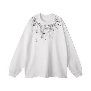 เสื้อมีฮู้ดลายนูนผ้าฝ้าย100% สไตล์ฮิปฮอป - Product Image 1