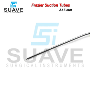 Stainless Steel Frazier Suction Tubes ENT 2.67mm Medical Diagnostic Neurosurgery Instruments by SUAVE SURGICAL INSTRUMENTS - Product Image 3