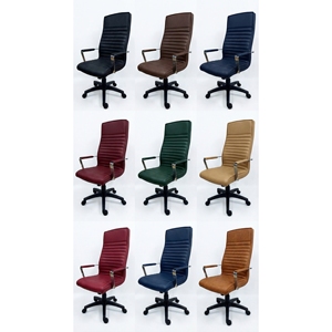 Hot Sale Eva Faux Leather Swivel Office <b>Chair</b> Chrome Base Ergonomic for Wholesale - Product Image 5