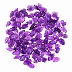 Lote de Piedras Preciosas Sueltas de Amatista Natural Certificada, Piedra de Nacimiento de Febrero, Facetadas, Color Morado, Sin Tratar, Listas para Joyería - Product Image 2