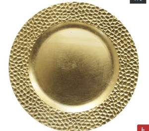 Assiettes de présentation en métal décoratives à faible coût avec des finitions haut de gamme luxueuses pour des arrangements de table élégants et abordables - Product Image 3