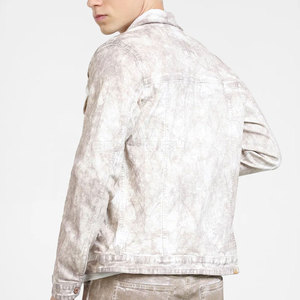 Ropa de moda a prueba de viento Hombres Jeans Chaqueta Venta caliente Diseño de logotipo personalizado Transpirable Hombres Chaqueta de invierno - Product Image 3