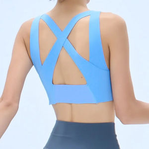 Tops Deportivos Cortos Personalizados para Mujer al por Mayor, Sujetador Deportivo con Cremallera para Gimnasio, Yoga y Entrenamiento, Opciones de Tallas Grandes Disponibles - Product Image 6