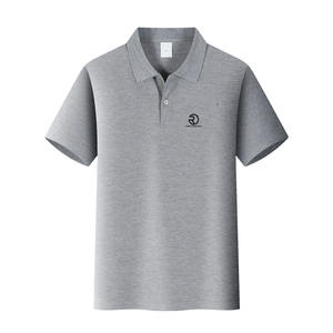 Camiseta de hombre de alta calidad Polo de algodón y poliéster Logotipo personalizado Camiseta Lisa Polo de verano de peso pesado para hombre - Product Image 3