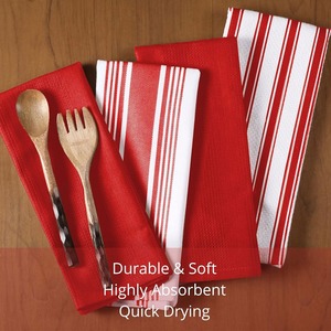 Wholesale Price High Quality Customized Color Linen Striped Compressed <b>Kitchen</b> Cleaning <b>Towels</b> in Bulk OEM Service Custom Design - Product Image 5
