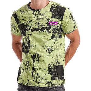 Personalizado barato al por mayor en blanco hombres poliéster secado rápido camisetas logotipo personalizado impresión deportes entrenamiento hombres camisetas - Product Image 3