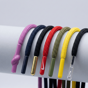 Cordón Trenzado Ecológico de 8 Hilos con Logotipo Personalizado para Bolsas de Ropa, Acabado Redondo/Encerado, 100% Algodón, Puntas de Aglet (OEM) para Zapatos - Product Image 2