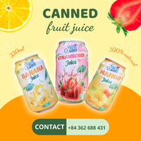 330Ml Ingeblikt Vruchtensap Vietnamees Vers Sap Mango Smaak Oem Gemengd Fruit Van Hoge Kwaliteit Drank | Wa + 84 362 688 431
