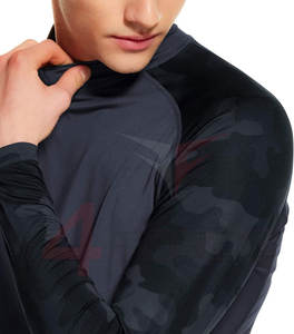 New <b>Rash</b> <b>Guard</b> <b>Men</b> Sublimation Printed Spandex Gym Surfing Diving Compression Shirts Wholesale Good Quality Custom Swim Shirt - Product Image 6