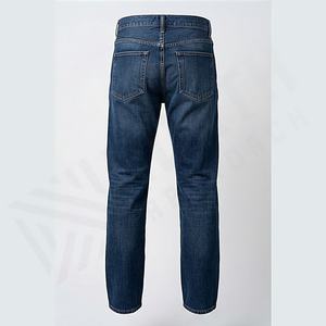 Jeans de Mezclilla Cargo Rectos de Invierno para Hombre, Estilo Urbano, 6 Bolsillos, Tallas Grandes, Lavados, con Logotipos Personalizados, Color Personalizado, Premium - Product Image 2