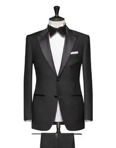 Lüks İtalyan tasarımcı iş adamı nefes takım 3 parça Blazer resmi Slim Fit uzun kollu erkek gömlek damat üç parçalı düğün takımları smokin