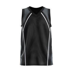 Conjuntos de Uniformes de Baloncesto Unisex Más Vendidos, Sin Mangas, de Alta Calidad, Color Personalizado, Spandex/Algodón Transpirable, Pakistán, Todas las Temporadas - Product Image 3