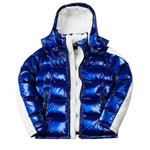 Chaqueta Acolchada Delgada de Invierno de Alta Calidad con Capucha, Fabricante Mayorista, Personalizada con Impresión Digital Frontal, Transpirable e Impermeable - Product Image 1