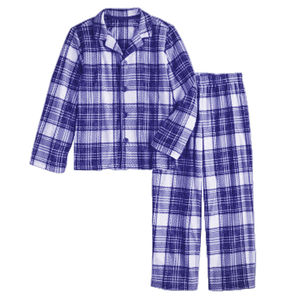 Ensemble de pyjama en flanelle de luxe pour hommes, vêtements de nuit de détente imprimés hautement recommandés, coupe décontractée, motifs classiques, doux, grande taille, hiver, - Product Image 2