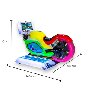 MOTO 3-MOTO-Balade pour enfants à pièces (remis à neuf) - Product Image 6