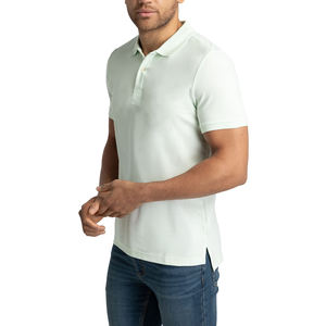 T-shirt polo de haute qualité pour hommes Logo brodé personnalisé Impression numérique respirante à séchage rapide Caractéristique anti-rides - Product Image 4