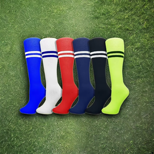 ถุงเท้าฟุตบอลบางสูงถุงเท้ายาวเหนือเข่าสำหรับผู้ชาย - Product Image 5