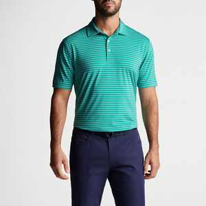 เสื้อยืดผู้ชายแฟชั่นระบายอากาศได้ดีเสื้อกอล์ฟ - Product Image 2