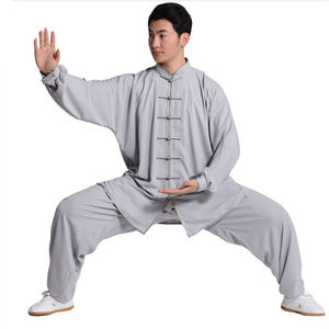 Uniforme de kung-fu unisexe pour hommes et femmes Vêtements d'entraînement Vêtements d'arts martiaux traditionnels Uniforme de kung-fu - Product Image 4