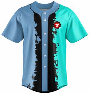 Jersey de béisbol personalizado para la sublimación de transferencia de impresión de tela 240 GSM - Product Image 2