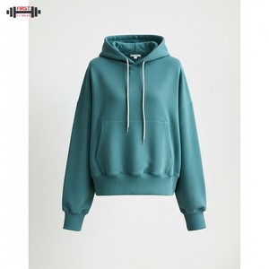 Sweat à capuche pour homme personnalisé pour l'hiver, manches longues, en molleton 100% coton, haute qualité, 300 g/m², impression numérique, coupe-vent et respirant - Product Image 1