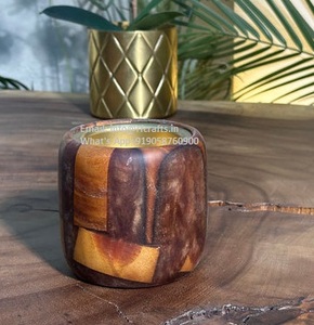 Incensario de incienso de diseño único Bakhoor hecho de madera y resina personalizada para ocasiones especiales - Product Image 3