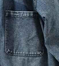 Chaqueta Vaquera Informal Personalizada de Fábrica al por Mayor, Chaqueta Trucker para Hombre de Talla Grande, Chaqueta de Mezclilla para Hombre, 100% Algodón - Product Image 5