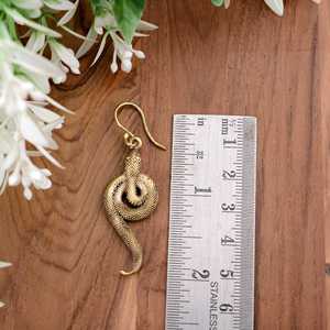 เครื่องประดับ2024สไตล์โบฮีเมียนสุดเก๋ต่างหูห่วงสแตนเลสสำหรับผู้หญิงทันสมัยเครื่องประดับเพชรสไตล์คลาสสิกของขวัญแต่งงานหลักทองเหลือง - Product Image 6