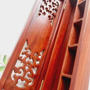 Vietnamese Classic <b>Chopstick</b> Box Reusable Red Wood New Style <b>Wooden</b> Minimalist Gift Box Case Custom Creative by Vitrapro - Product Image 5