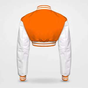 Chaquetas Varsity Elegantes, Nuevas, de Satén, Transpirables e Impermeables para Mujer, Tallas Grandes Disponibles, Totalmente Personalizables, Disponibles para Venta al por Mayor - Product Image 2