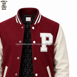 Chaquetas Varsity de Hombre con Bordado, Diseño Nuevo, Tela de Primera Calidad, Cierre Frontal con Broches, para un Estilo Casual Moderno - Product Image 5