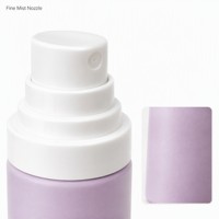 Flacon pulvérisateur vide à fine brume 30ml 50ml 80ml 100ml en PET pour cosmétiques, parfums et toniques, avec impression de logo personnalisée