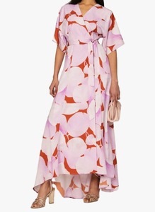 Vestido de mujer con nudo de corbata lavanda de alta calidad para fiestas, bodas, disponible al mejor precio de la India - Product Image 5