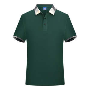 Tendencia Impresión personalizada Logotipo transpirable Hombres Polos Camisetas Poliéster Algodón Spandex Golf Camisas Polos - Product Image 4