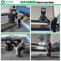 Machine de découpe Laser Co2 avec caméra Ccd pour découpe d'étiquettes de tissu CCD CO2 machine de découpe laser 1310