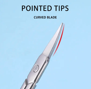 Kit DE ASEO multiusos con hoja curva profesional de alta calidad, tijeras para cutículas de uñas de piel muerta, tijeras de acero, tijeras de belleza - Product Image 3
