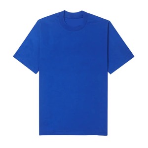 <b>Men's</b> Cotton Casual Solid Color Plus Size Short Sleeve T-<b>Shirt</b> <b>Collarless</b> Breathable Flannel Knitted Plain Dyed for Spring - Product Image 3