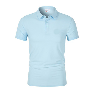 Polos de golf à manches courtes et coupe ajustée unie de haute qualité pour hommes T-shirt polo personnalisé à logo avec numéro et vêtements d'équipe - Product Image 6