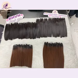 Wonderful Black Bone Straight High Quality Human Hair Extensions,Bone Straight Vietnam Hair, Wigs