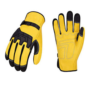 Gants personnalisés ODM résistants aux chocs résistants aux coupures en TPR PU anti-vibration pour le travail des mécaniciens, les sports, les gants de sécurité doublés de nylon de taille XL - Product Image 2