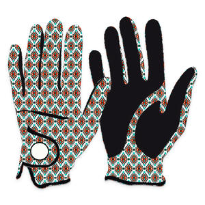 Guantes de golf blancos de cuero sintético a precio de fábrica, guantes de golf duraderos sublimados con logotipo personalizado de gran calidad para adultos - Product Image 4