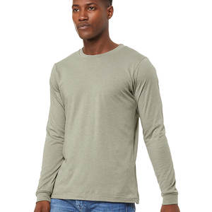 Camisas sólidas informales de manga larga para hombre de algodón 100% - Product Image 2